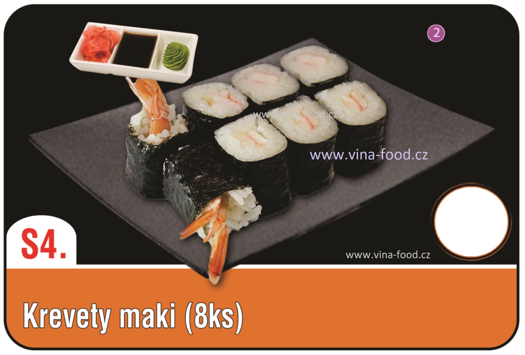 Krevety maki 8ks