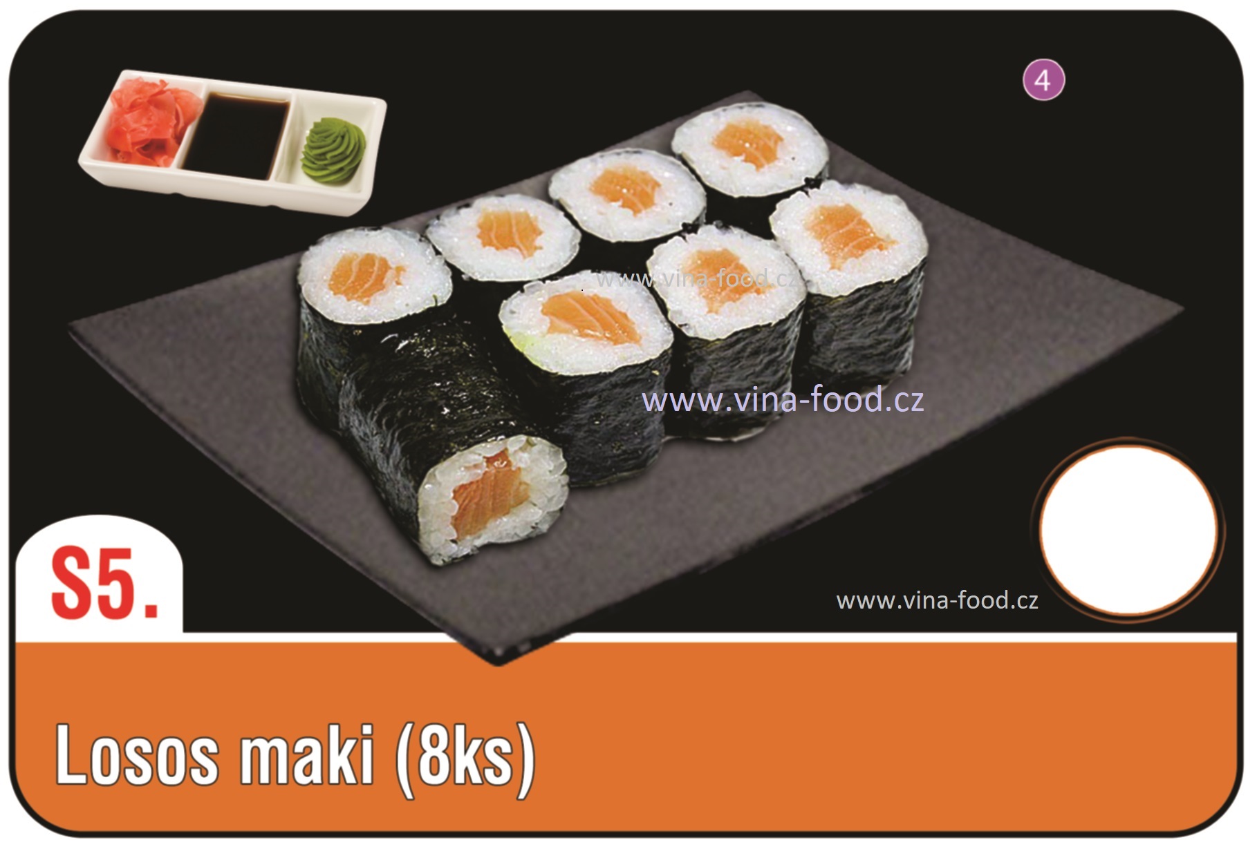 Losos maki 8ks